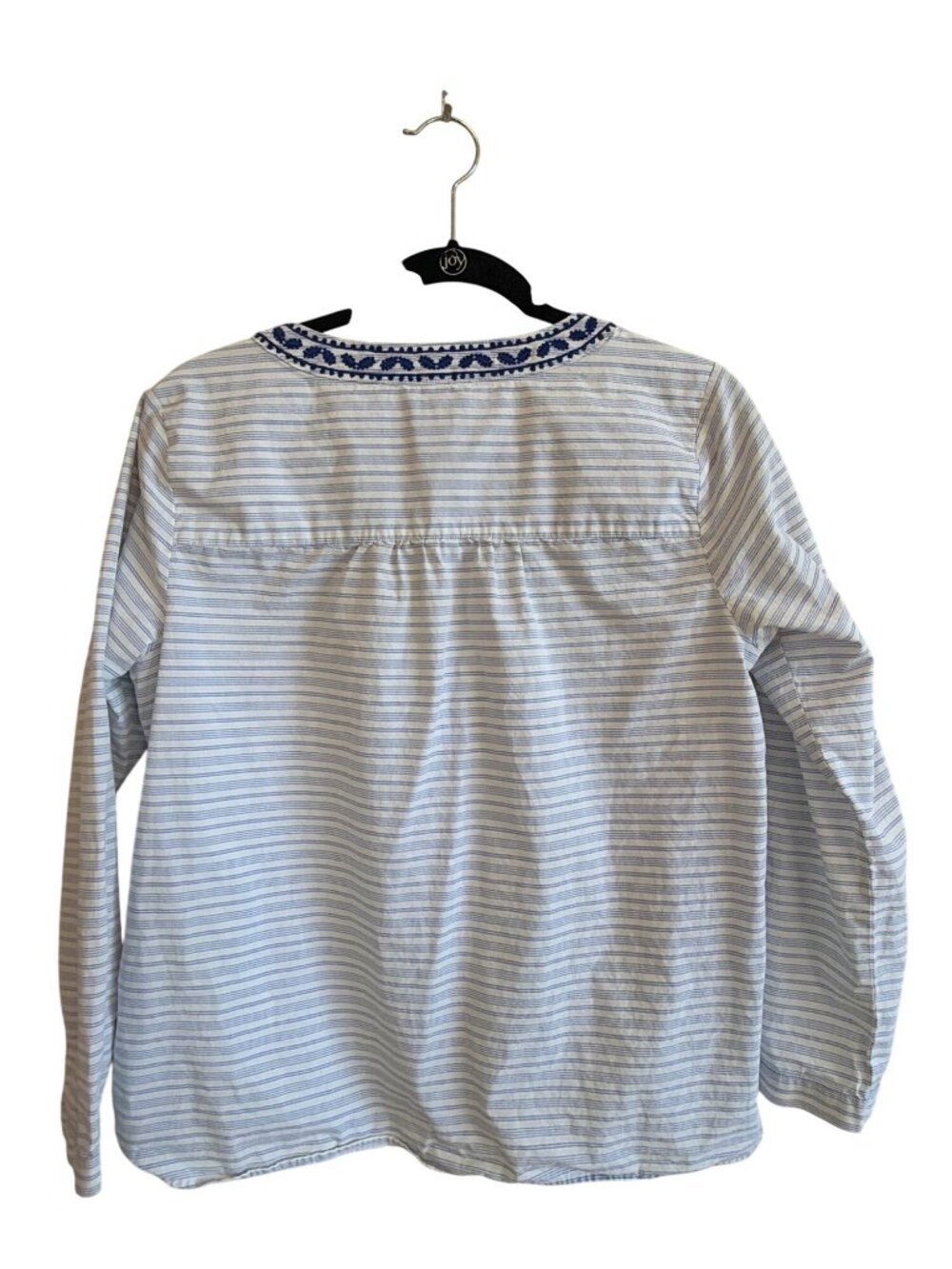 Vineyard Vines resort stripe embroidered top blue Medium Cotton - Picture 10 of 10